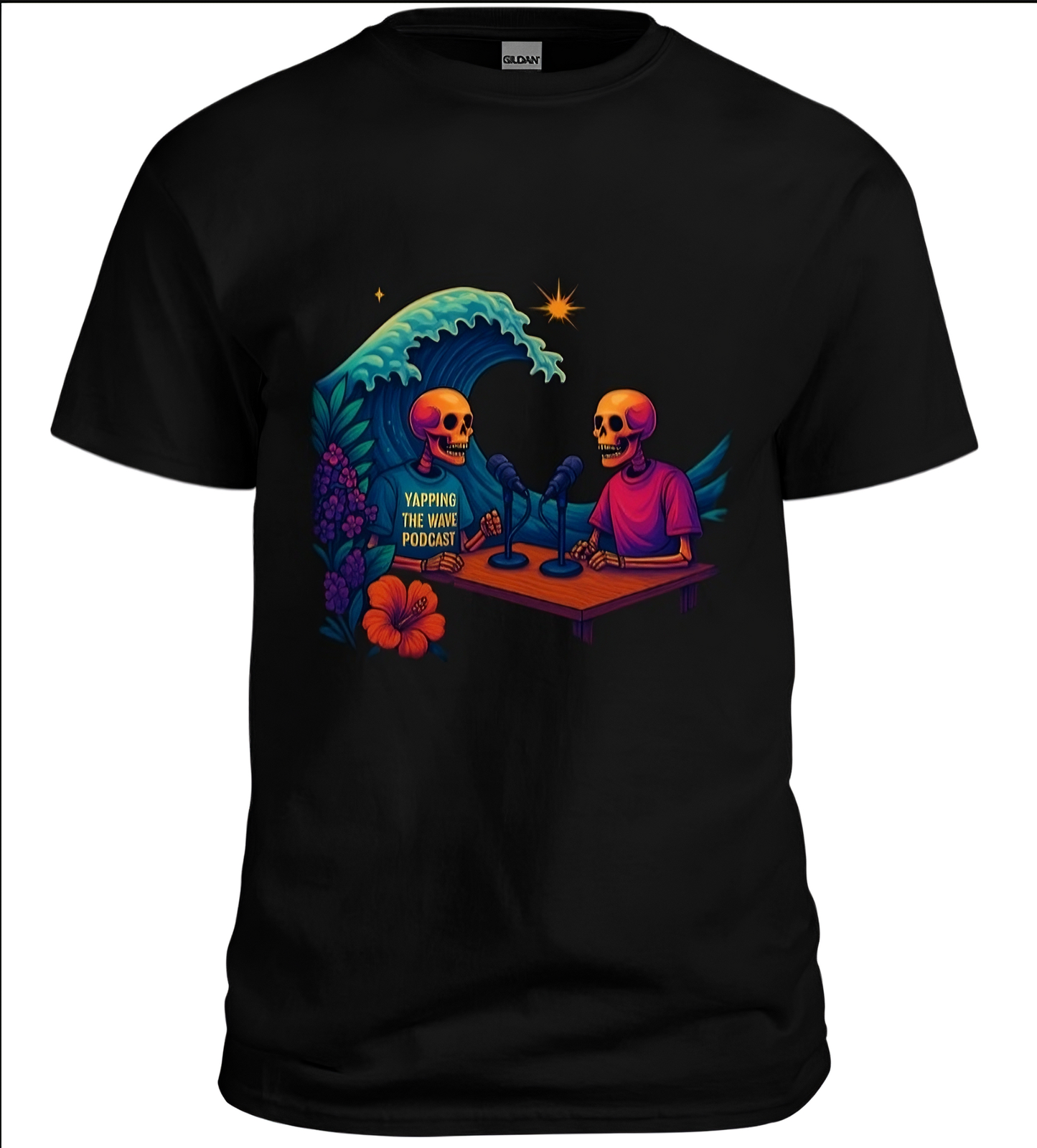 Yapping The Wave Podcast Tee